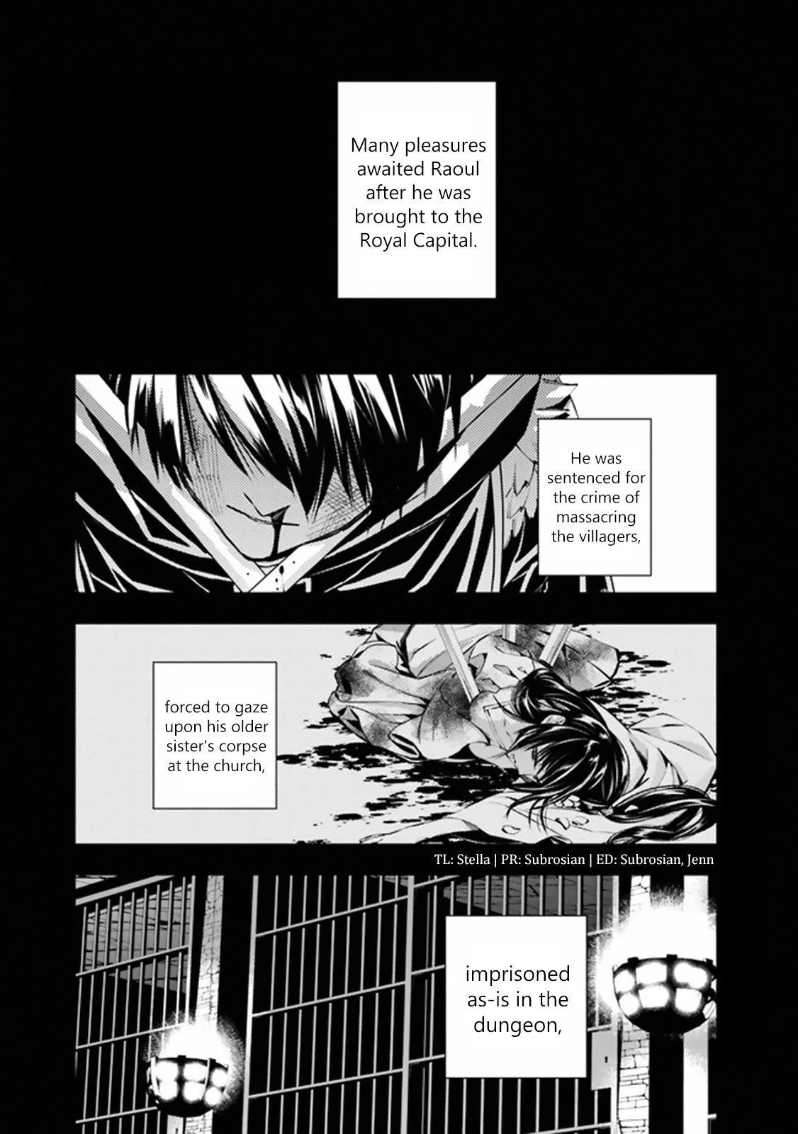 Fukushuu o Koinegau Saikyou Yuusha wa, Yami no Chikara de Senmetsu Musou Suru Chapter 43 – Page 1