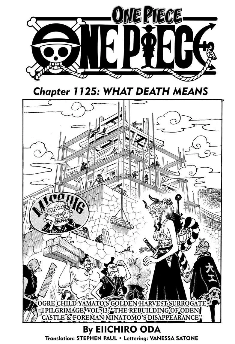 One Piece One Piece Chapter 1125 – Page 1