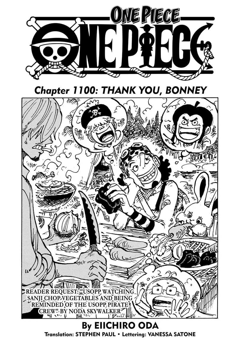 One Piece One Piece Chapter 1100 – Page 1