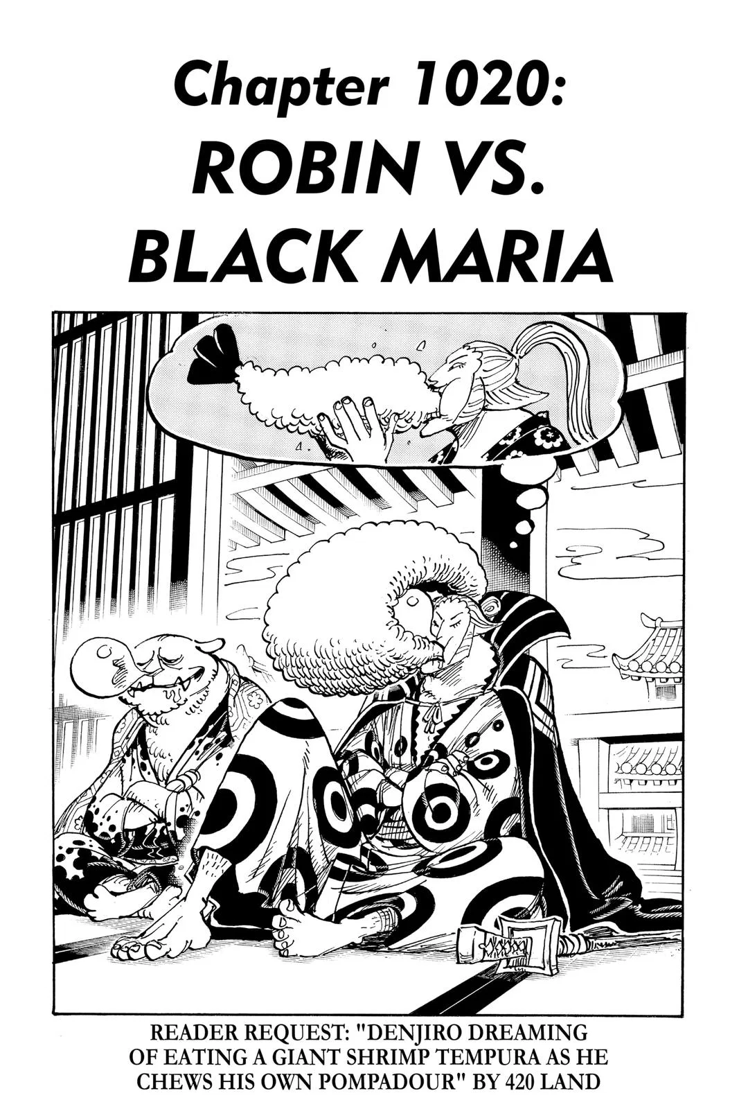 One Piece One Piece Chapter 1020 – Page 1