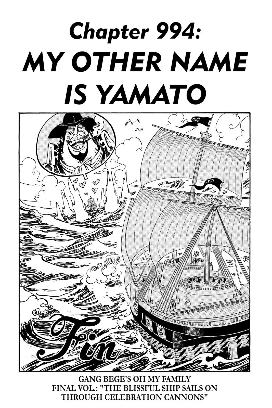 One Piece One Piece Chapter 994 – Page 1