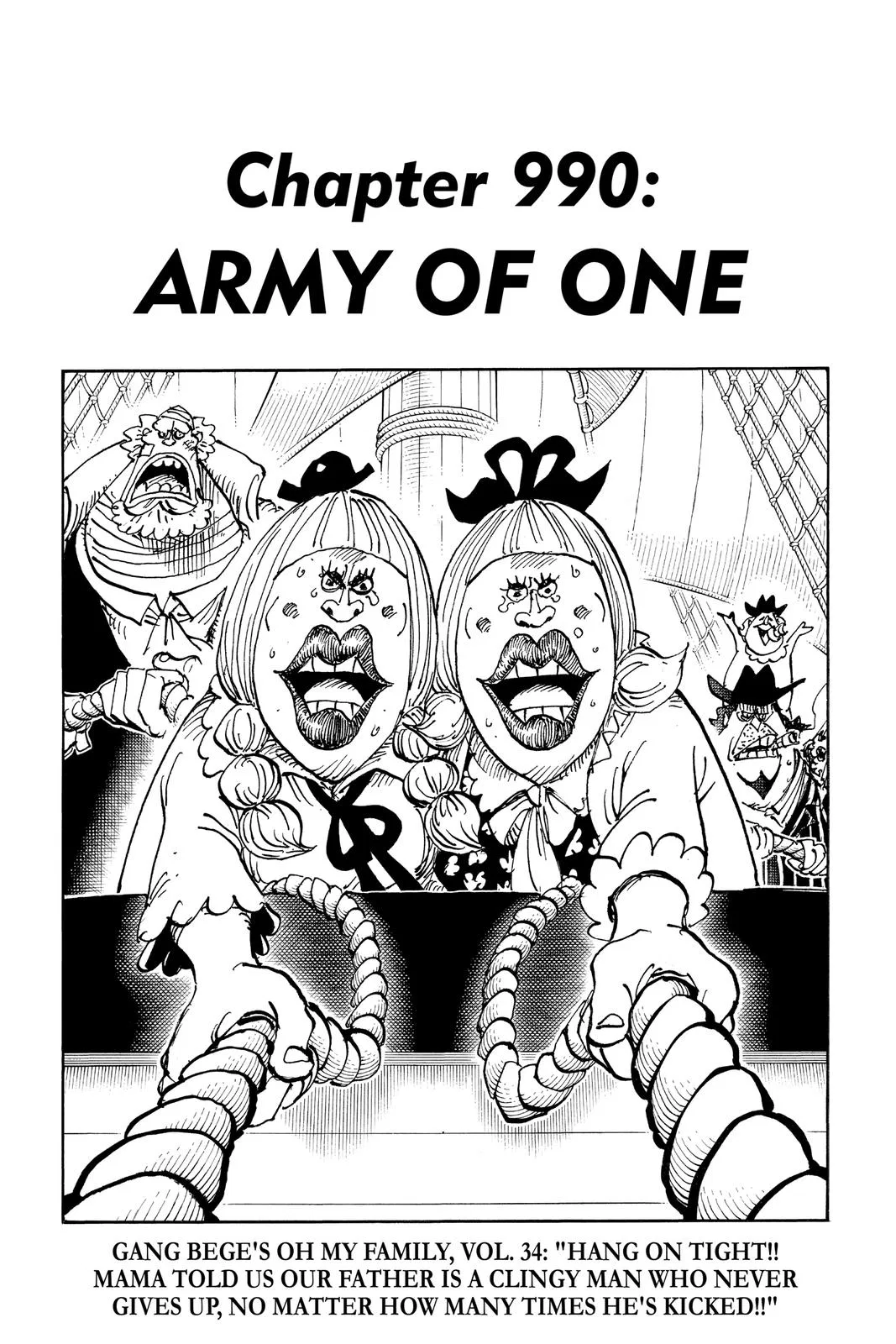 One Piece One Piece Chapter 990 – Page 1