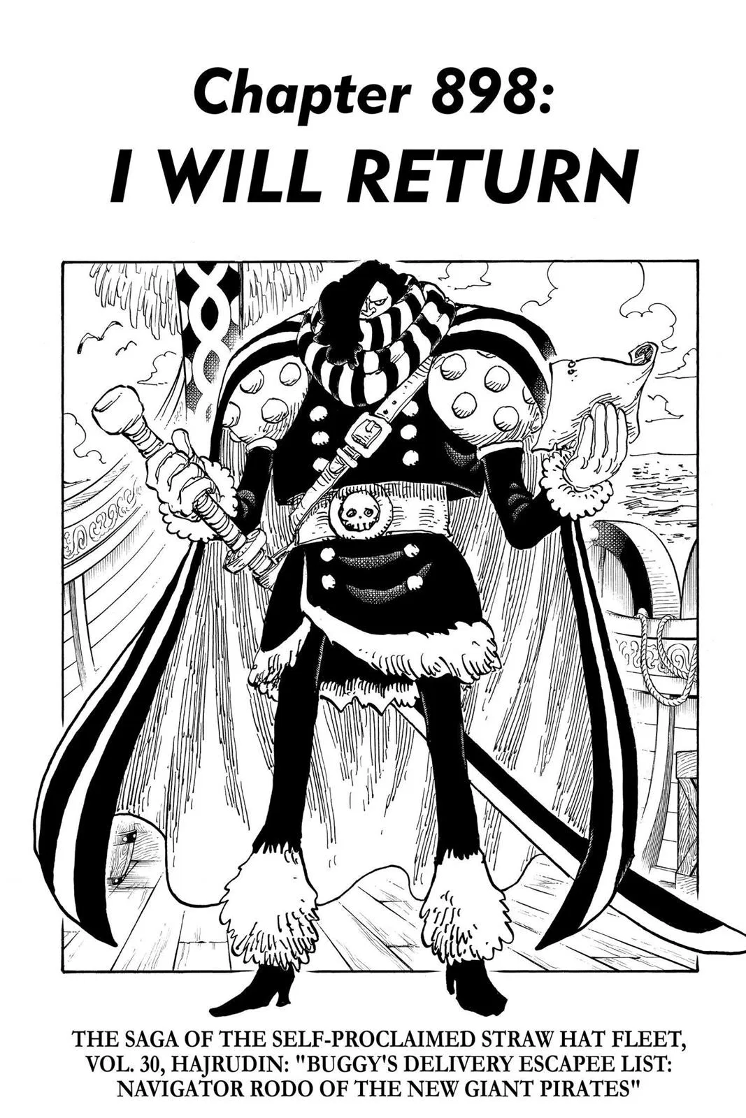 One Piece One Piece Chapter 898 – Page 1
