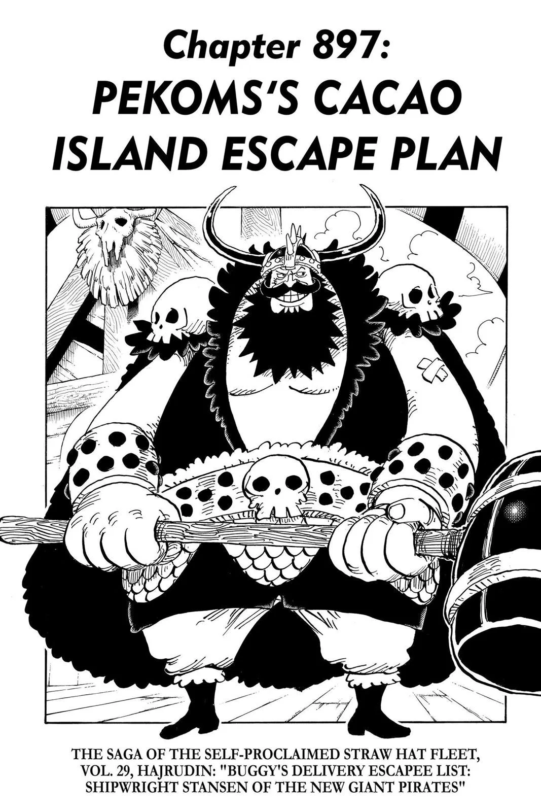 One Piece One Piece Chapter 897 – Page 1