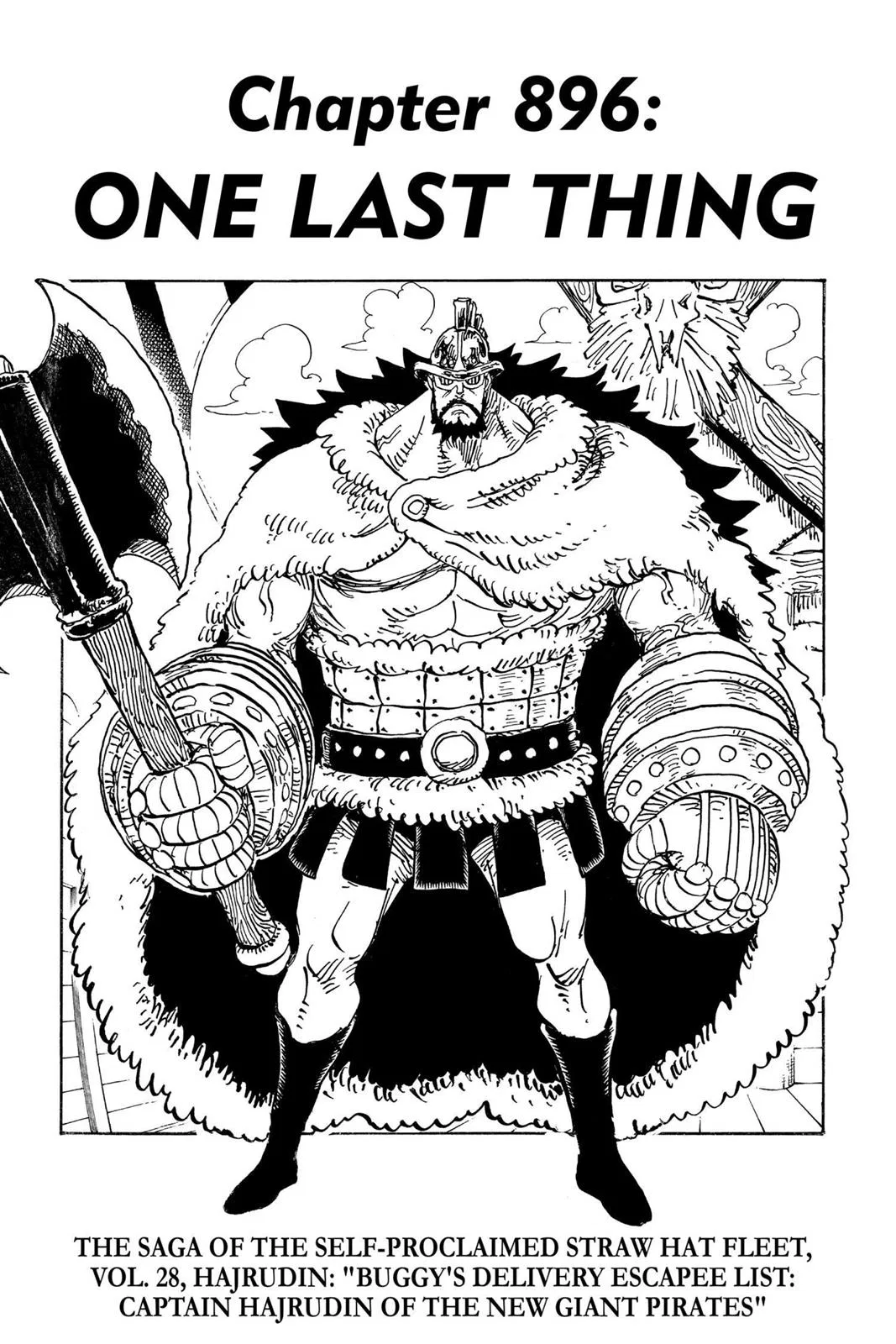 One Piece One Piece Chapter 896 – Page 1