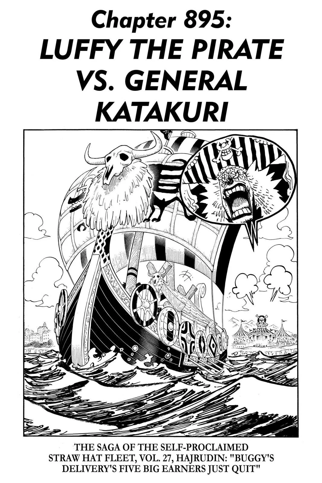 One Piece One Piece Chapter 895 – Page 1
