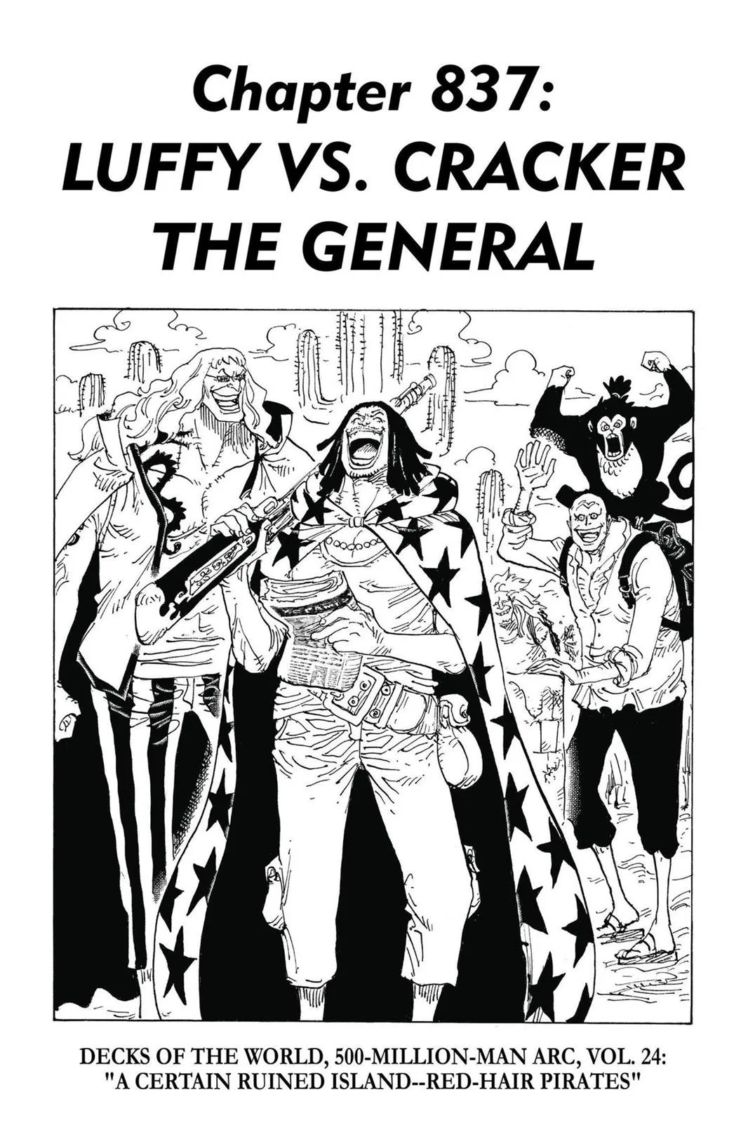 One Piece One Piece Chapter 837 – Page 1