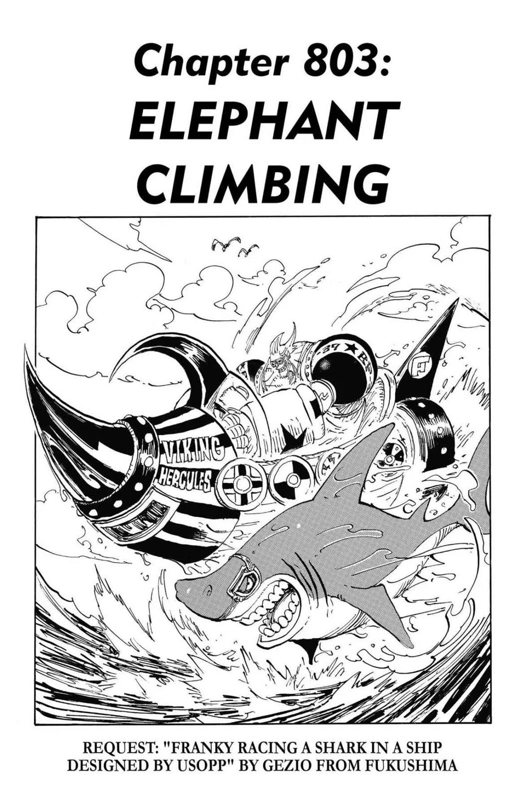 One Piece One Piece Chapter 803 – Page 1