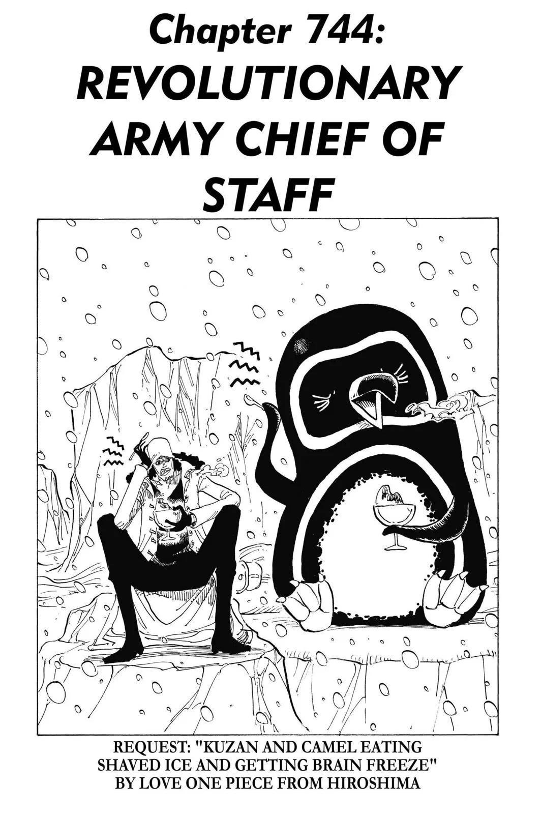 One Piece One Piece Chapter 744 – Page 1