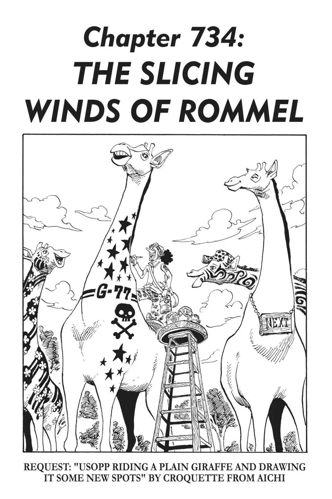 One Piece One Piece Chapter 734 – Page 1
