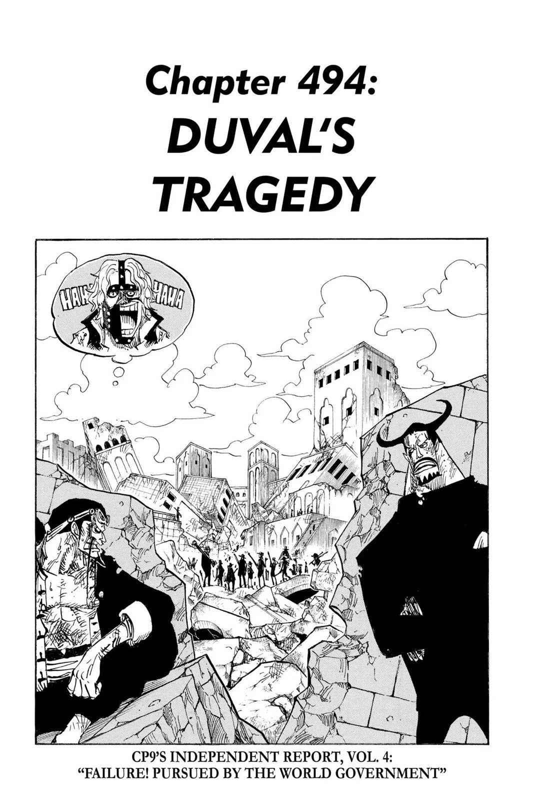 One Piece One Piece Chapter 494 – Page 1