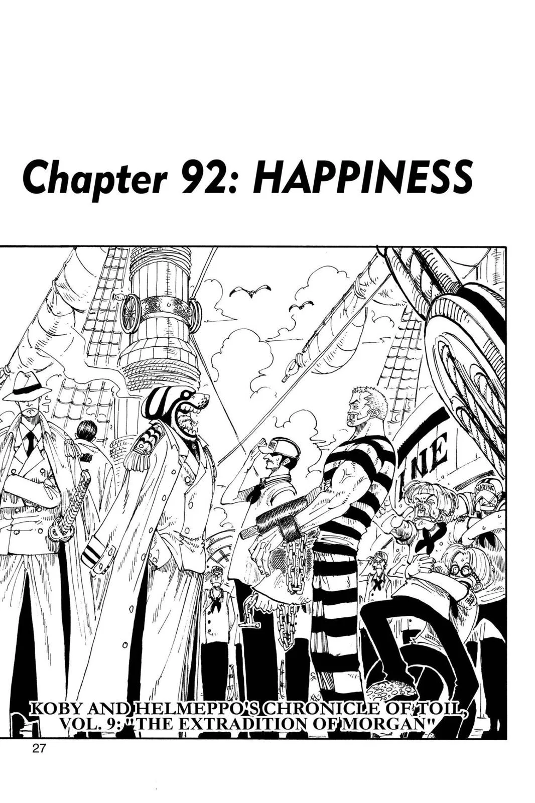 One Piece One Piece Chapter 92 – Page 1