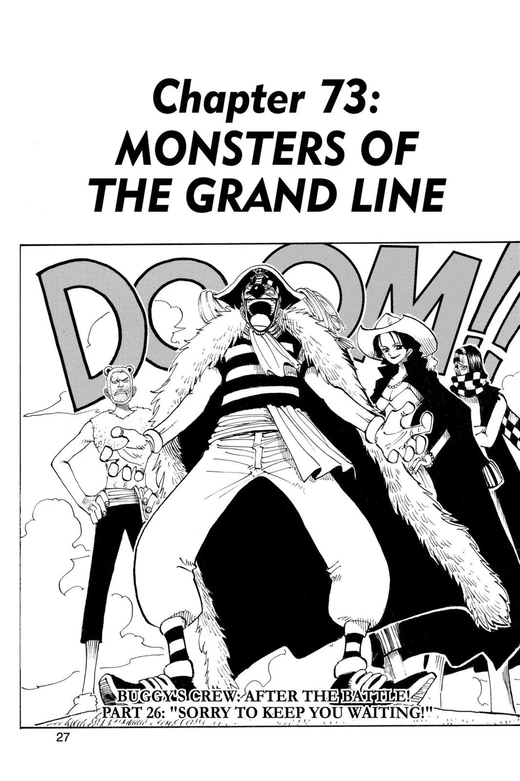 One Piece One Piece Chapter 73 – Page 1