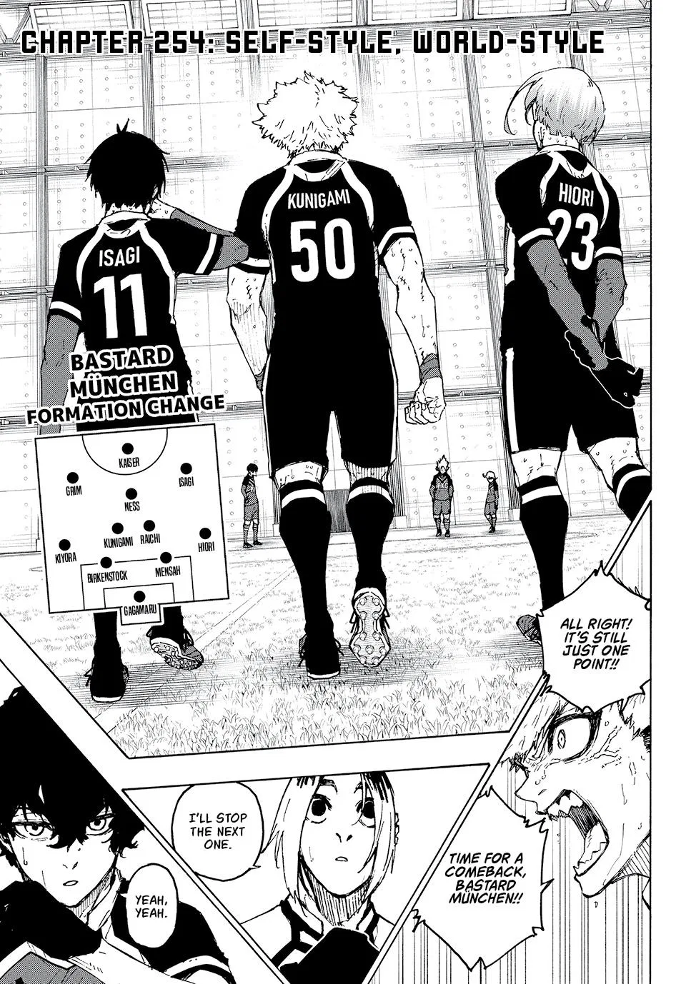 Blue Lock Chapter 254 – Page 1