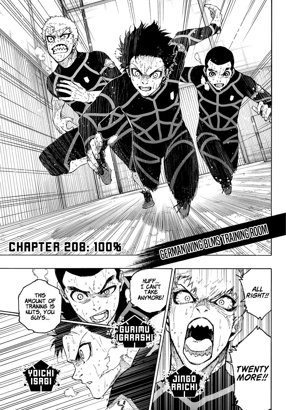 Blue Lock Chapter 208 – Page 1
