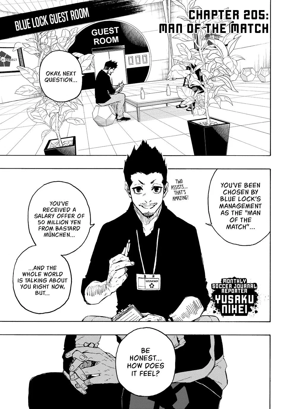 Blue Lock Chapter 205 – Page 1