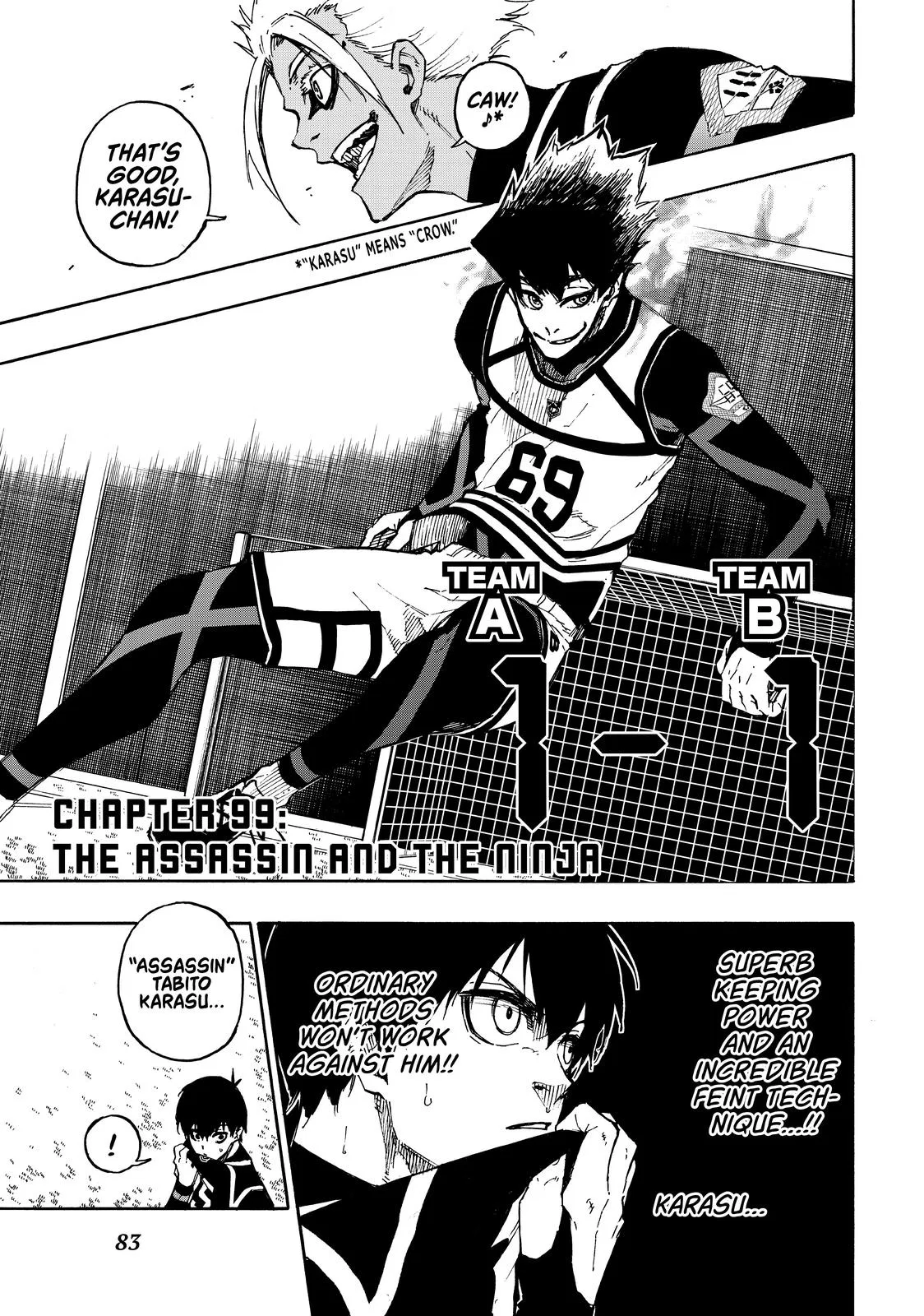 Blue Lock Chapter 99 – Page 1