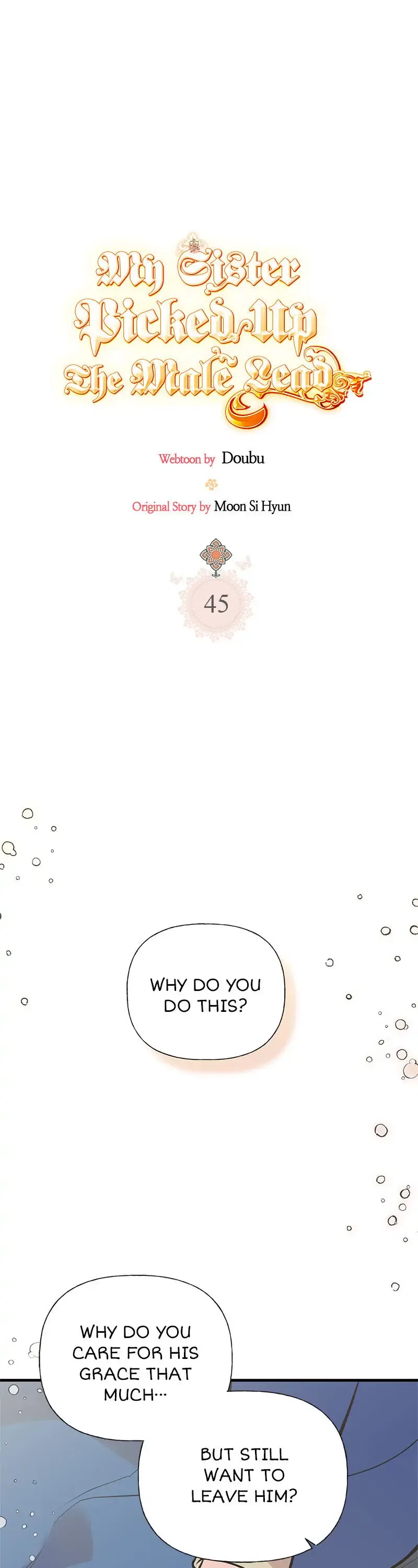 My Sister Picked Up the Male Lead Chapter 45 – Page 1