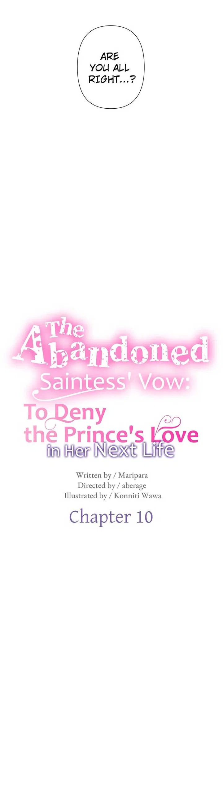 The Abandoned Saintess’s Vow: To Deny the Prince’s Love in Her Next Life Chapter 10 – Page 5