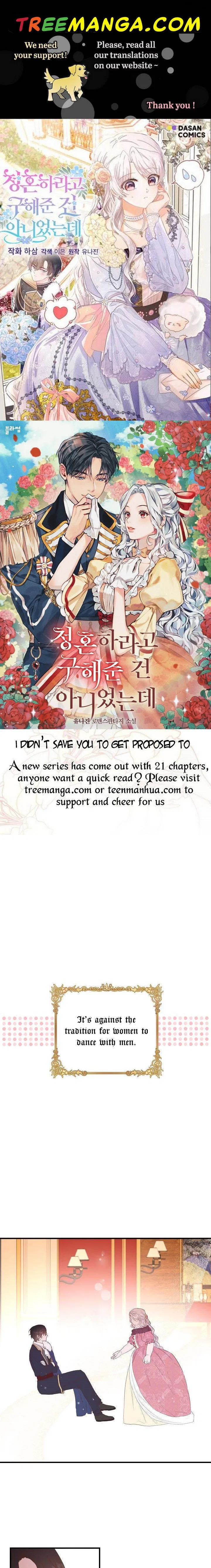 I Didn’t Save You To Get Proposed To Chapter 2 – Page 1