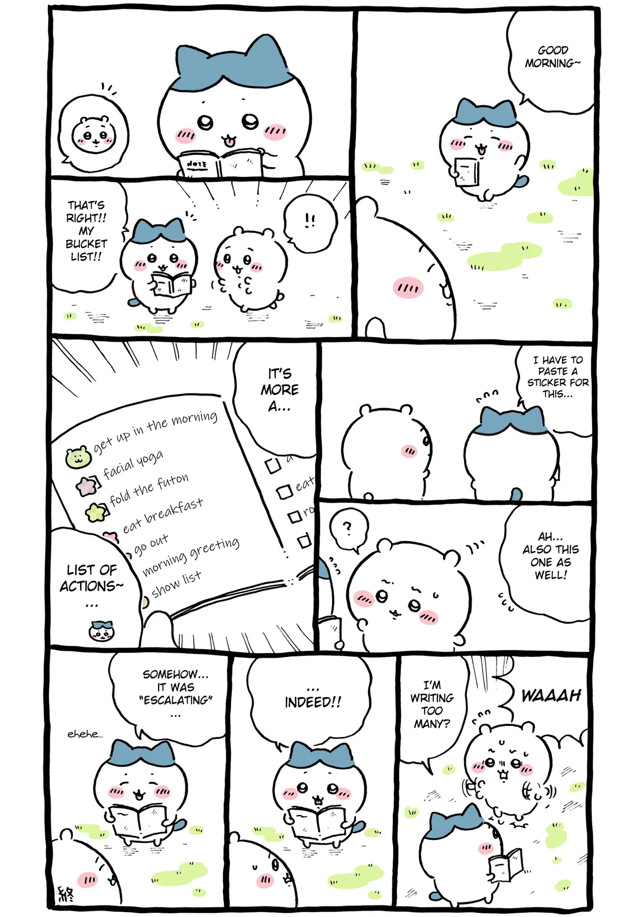 Chiikawa: Nanka Chiisakute Kawaii Yatsu (Webcomic Pages) Chapter 528 – Page 1