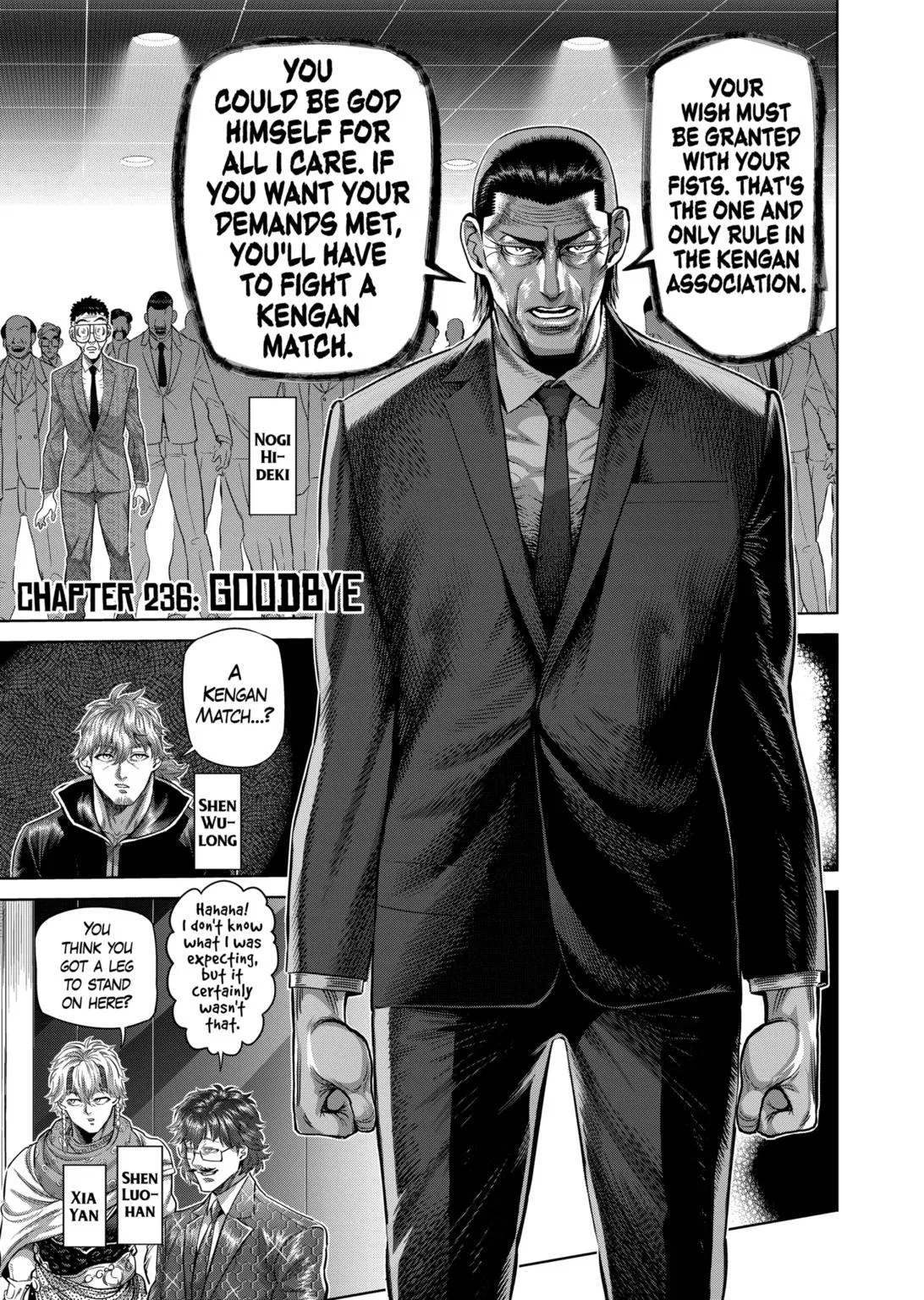 Kengan Omega Chapter 236 – Page 1
