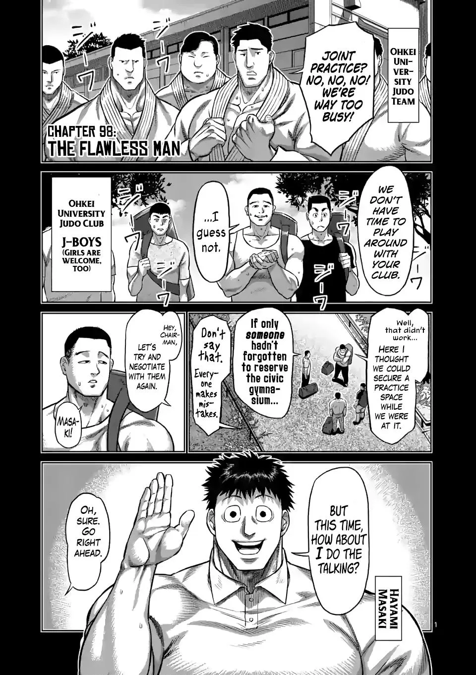 Kengan Omega Chapter 98 – Page 1