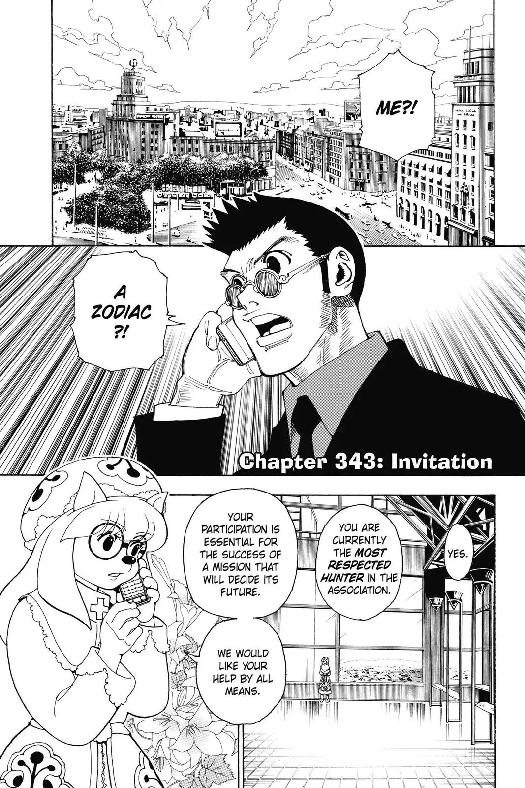 Hunter x Hunter Chapter 343 – Page 1