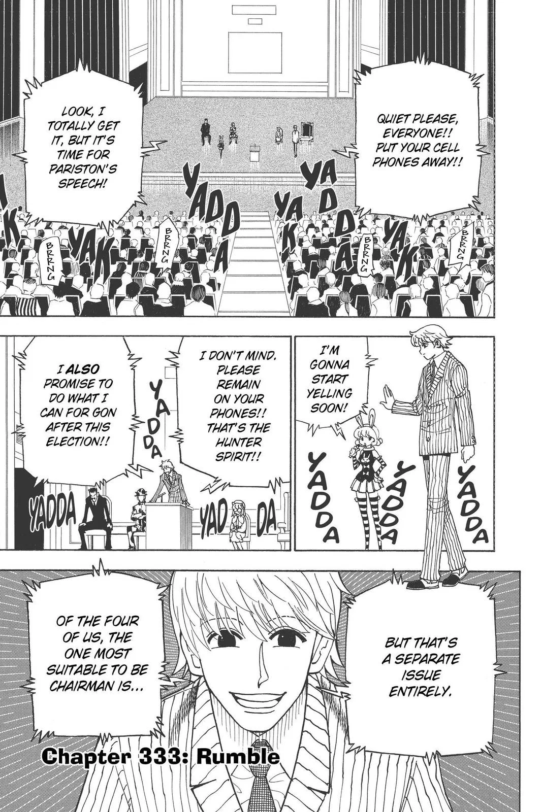 Hunter x Hunter Chapter 333 – Page 1