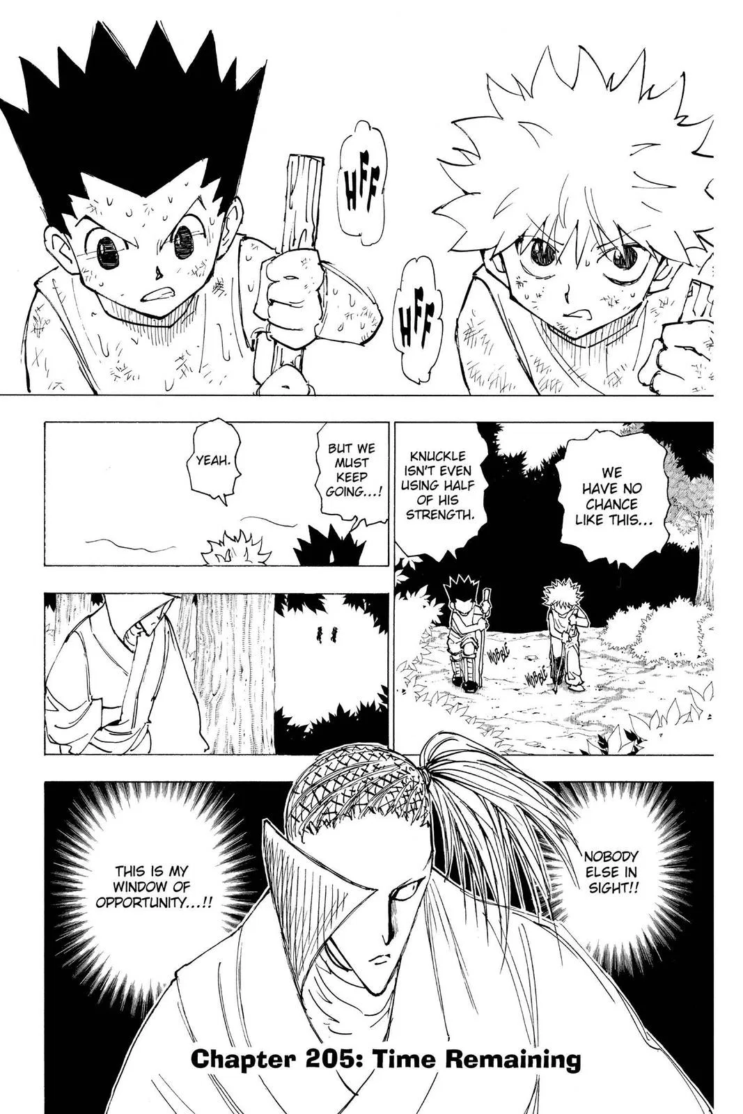 Hunter x Hunter Chapter 205 – Page 1