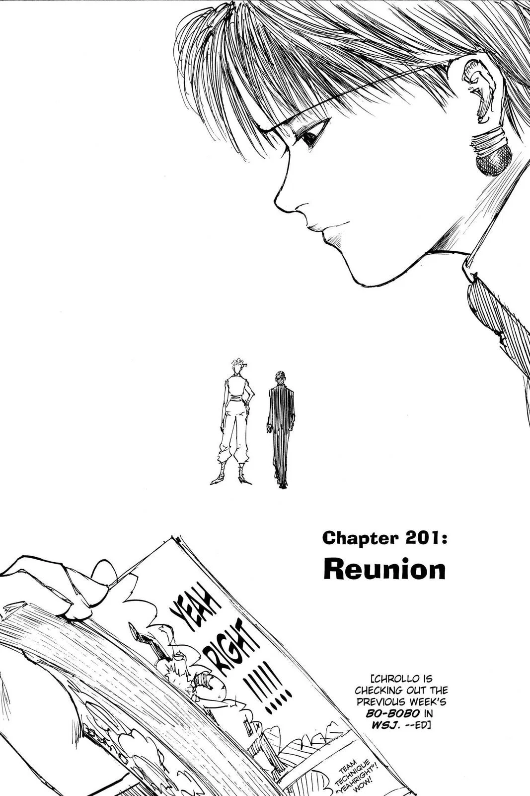Hunter x Hunter Chapter 201 – Page 1