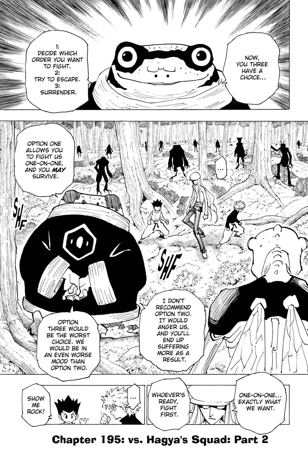 Hunter x Hunter Chapter 195 – Page 1