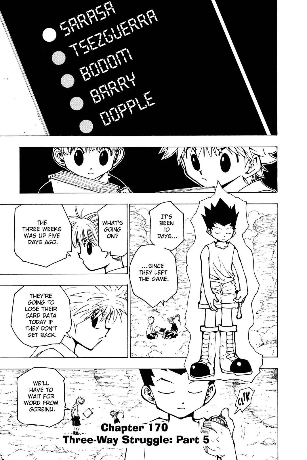 Hunter x Hunter Chapter 174 – Page 1
