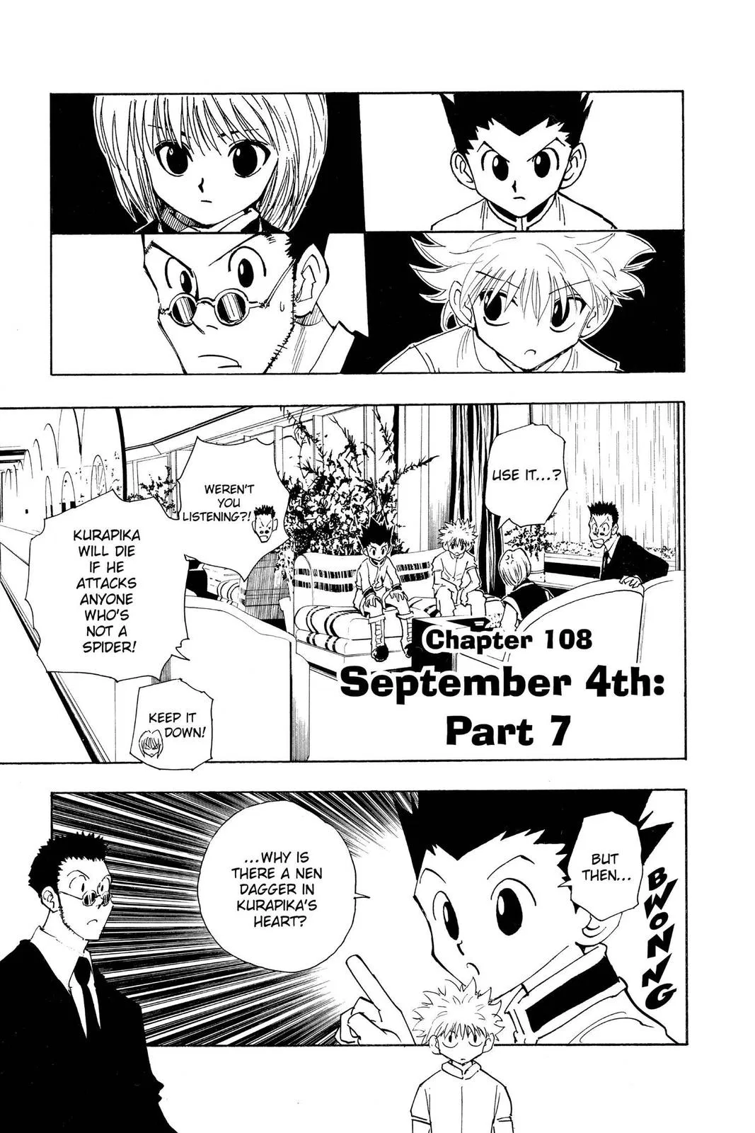 Hunter x Hunter Chapter 108 – Page 1
