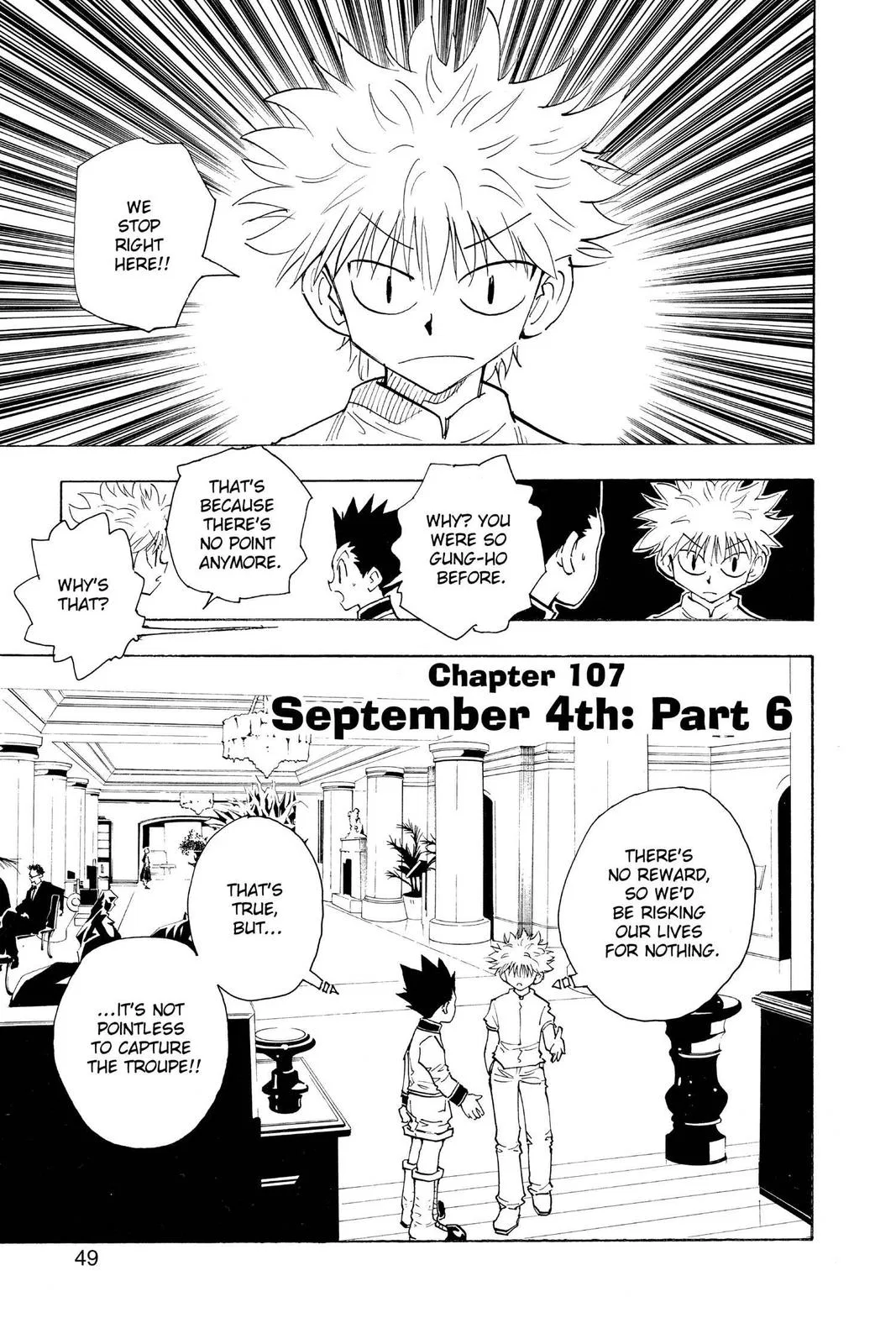 Hunter x Hunter Chapter 107 – Page 1