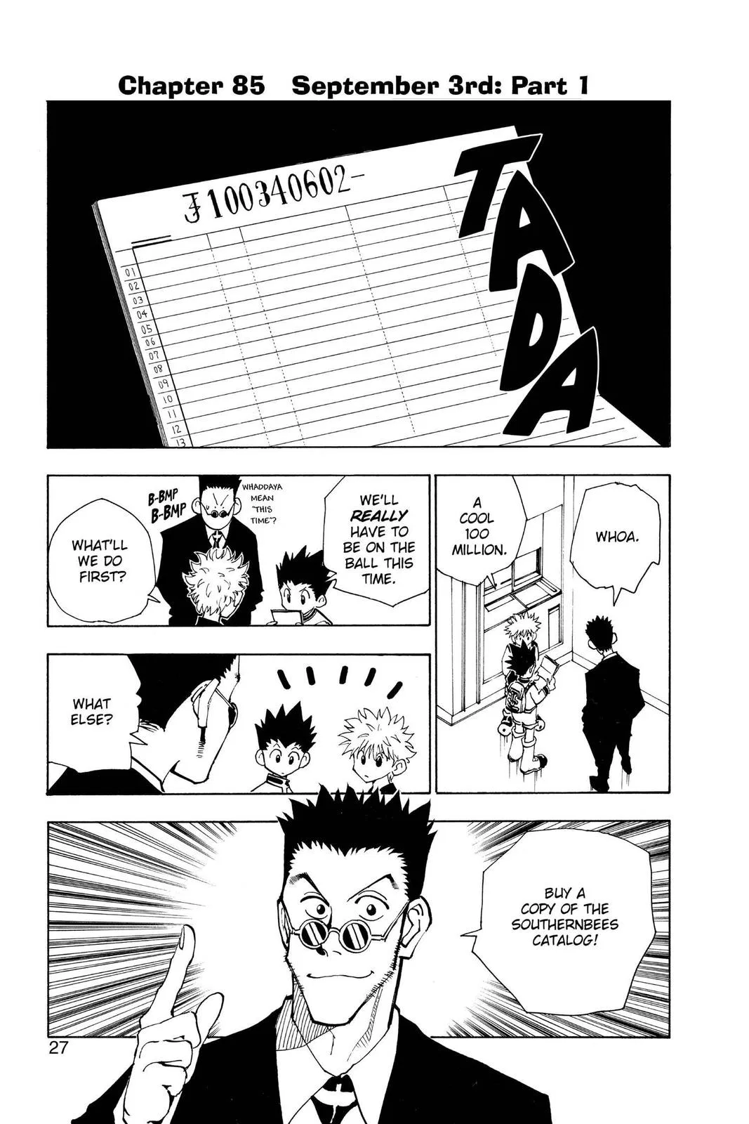 Hunter x Hunter Chapter 85 – Page 1