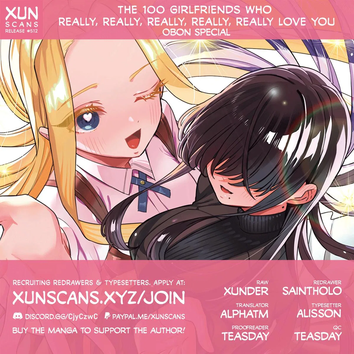 Anime – The 100 Girlfriends Who Really, Really, Really, Really, Really Love You Chapter 67.5 – Page 1