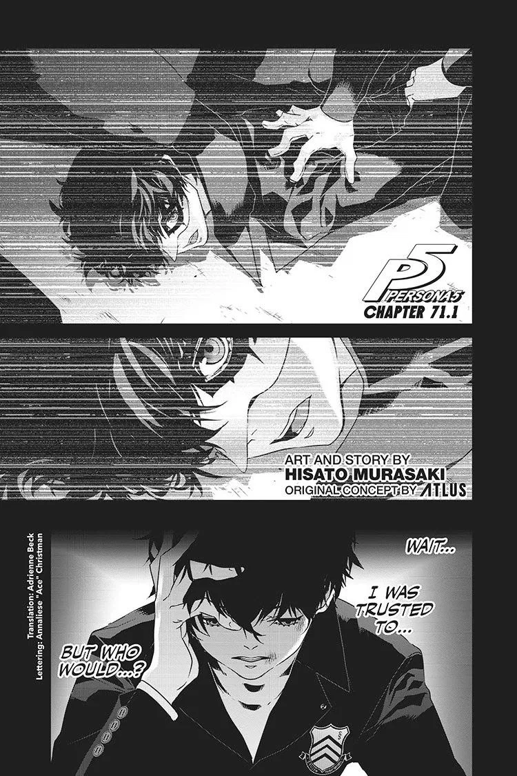 Persona 5 Chapter 71 – Page 1