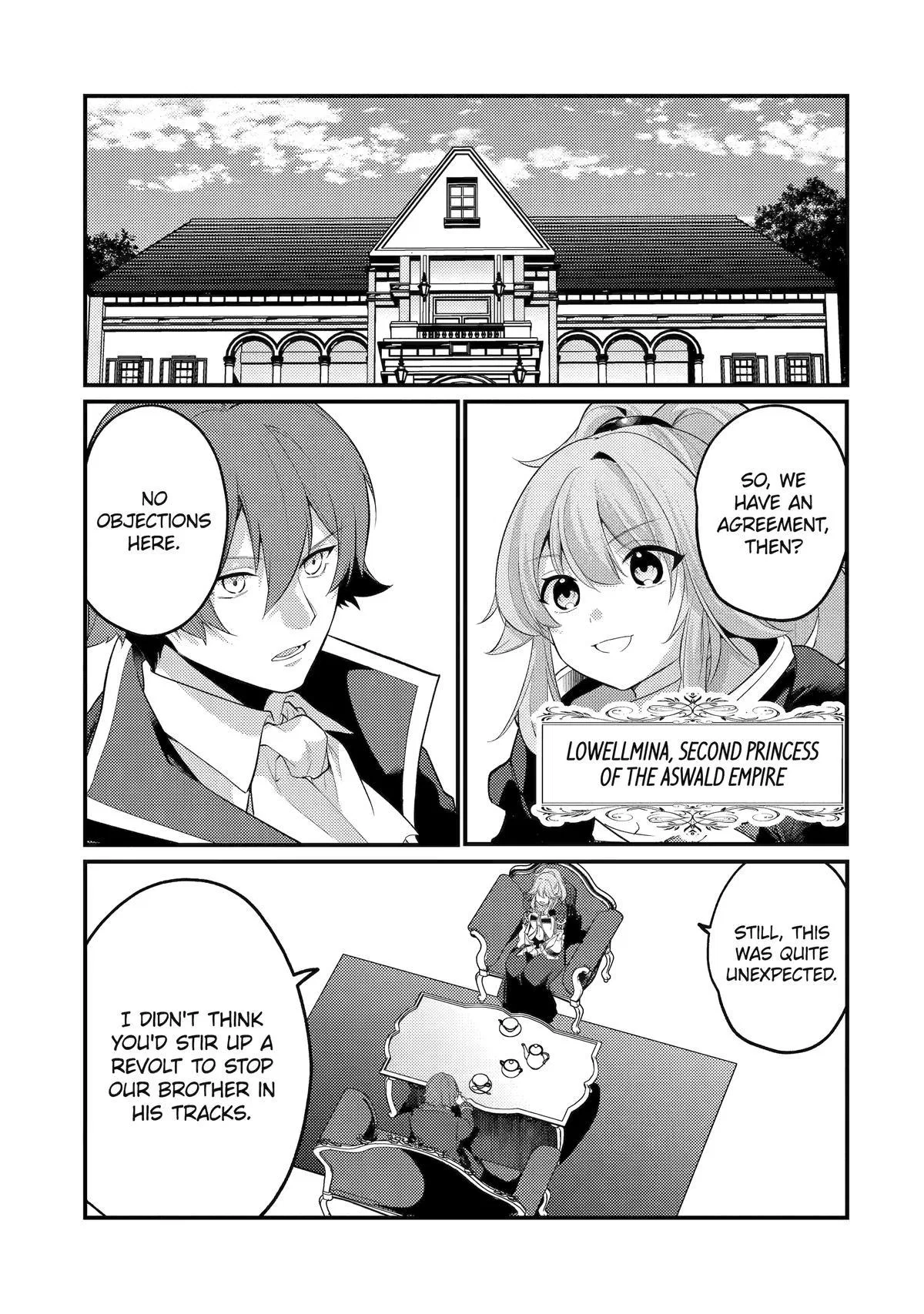 Sou da, Baikoku Shiyou ~Tensai Ouji no Akaji Kokka Saisei Jutsu~ Chapter 185 – Page 1