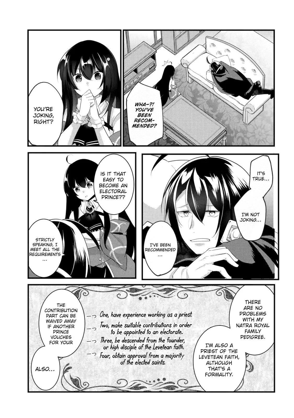 Sou da, Baikoku Shiyou ~Tensai Ouji no Akaji Kokka Saisei Jutsu~ Chapter 22 – Page 1