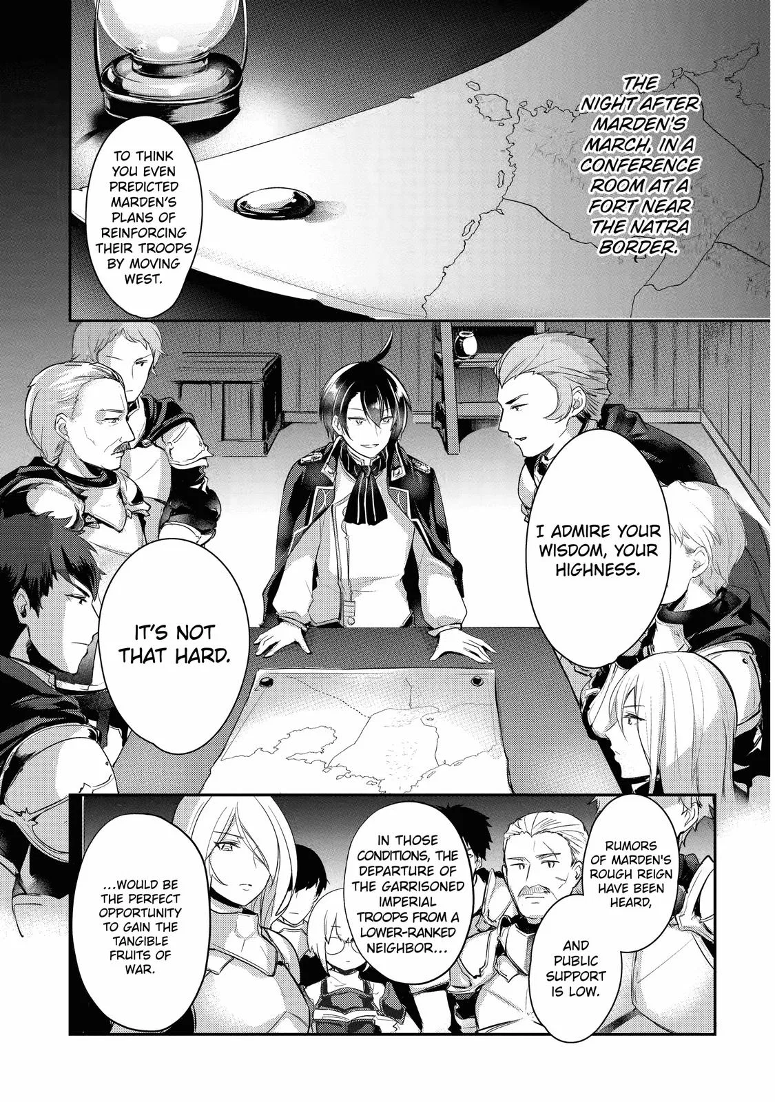Sou da, Baikoku Shiyou ~Tensai Ouji no Akaji Kokka Saisei Jutsu~ Chapter 3 – Page 1