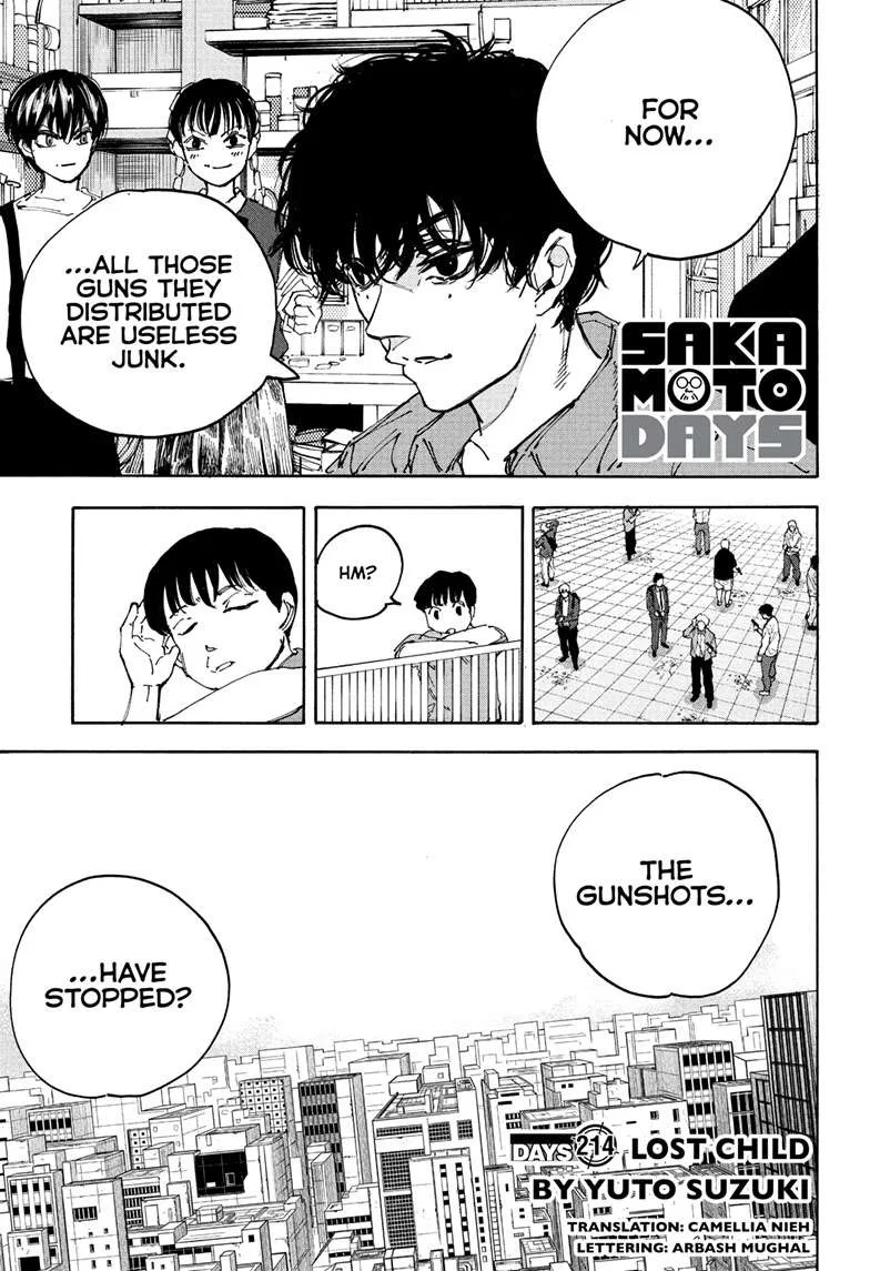 Sakamoto Days Chapter 214 – Page 1