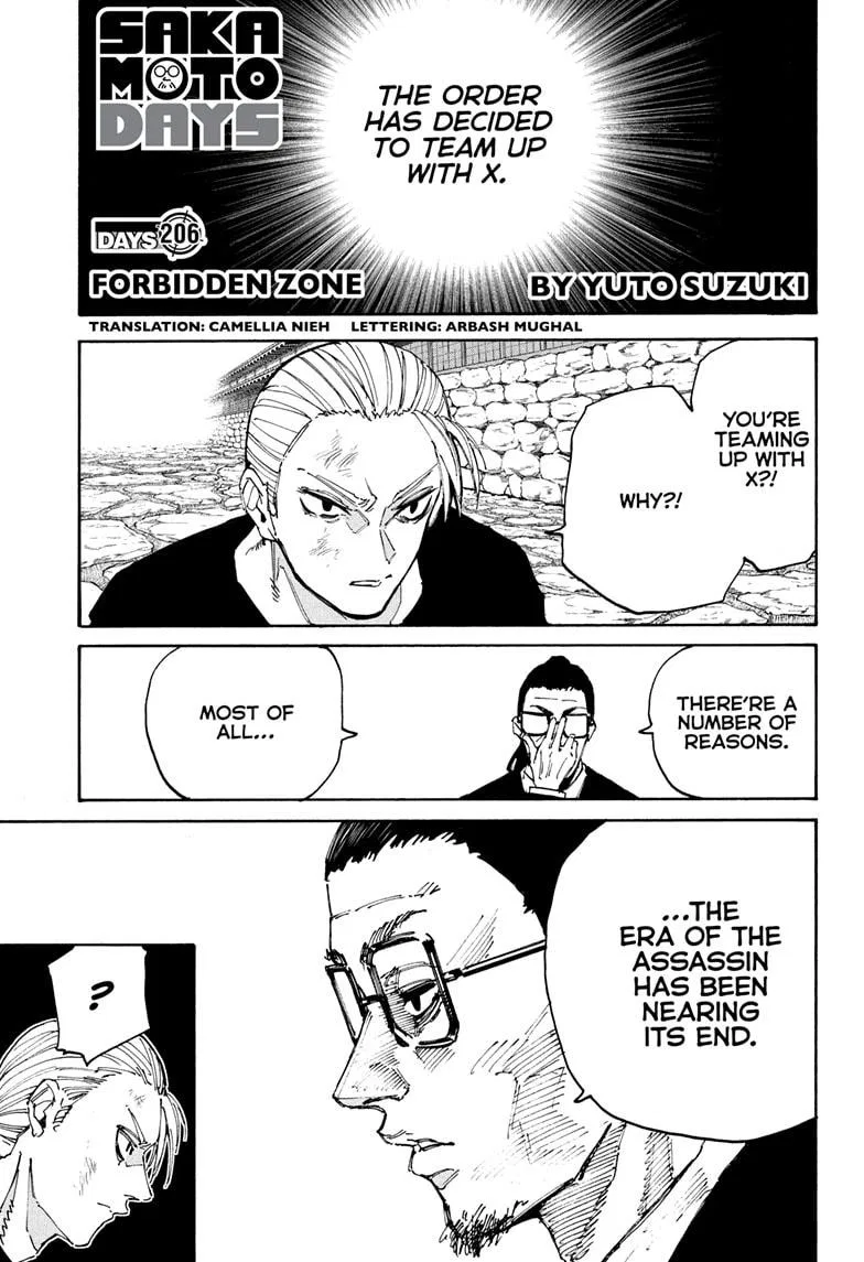 Sakamoto Days Chapter 206 – Page 1