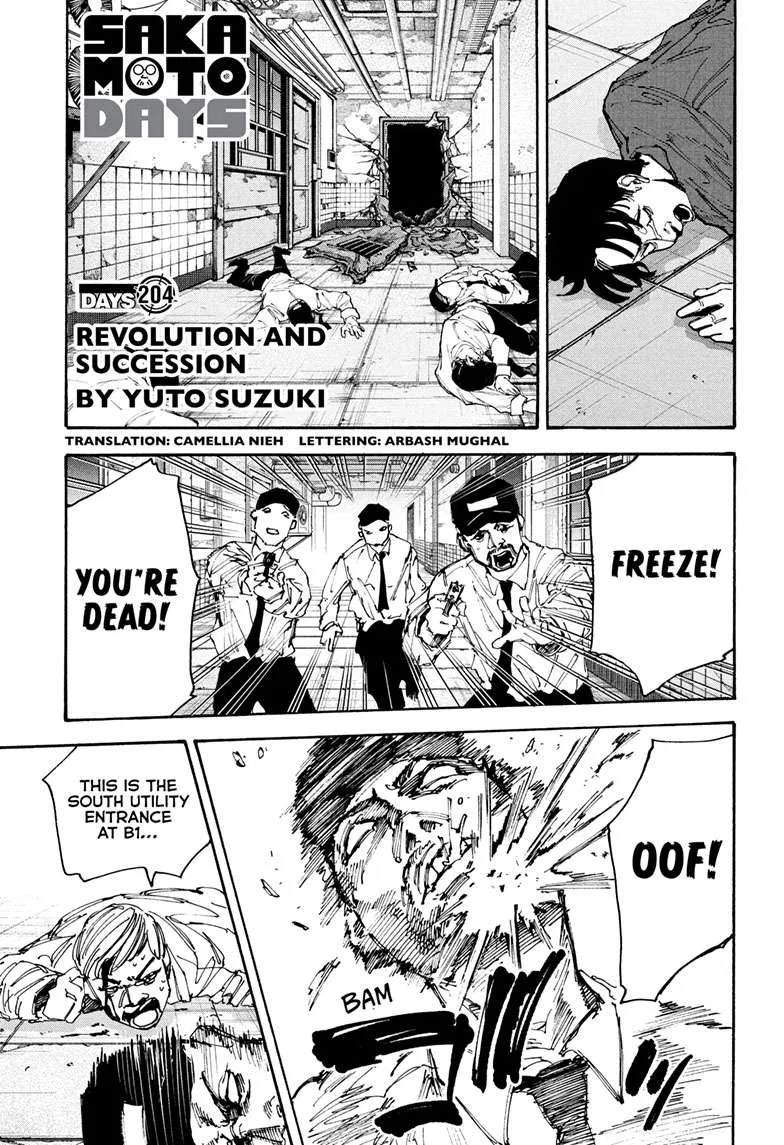 Sakamoto Days Chapter 204 – Page 1