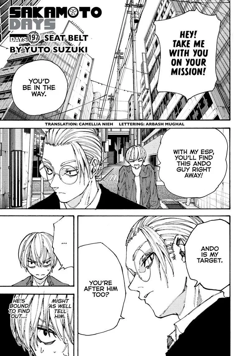 Sakamoto Days Chapter 197 – Page 1