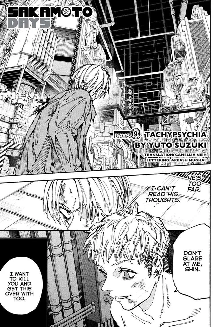 Sakamoto Days Chapter 194 – Page 1