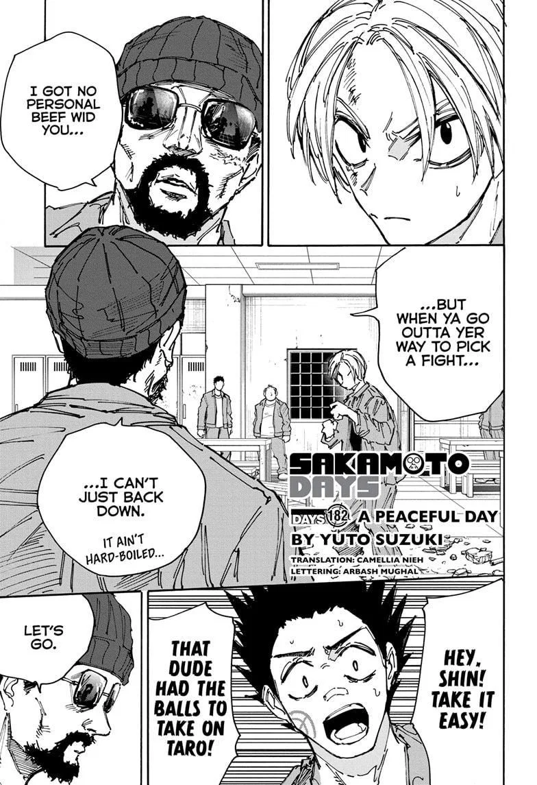 Sakamoto Days Chapter 182 – Page 1