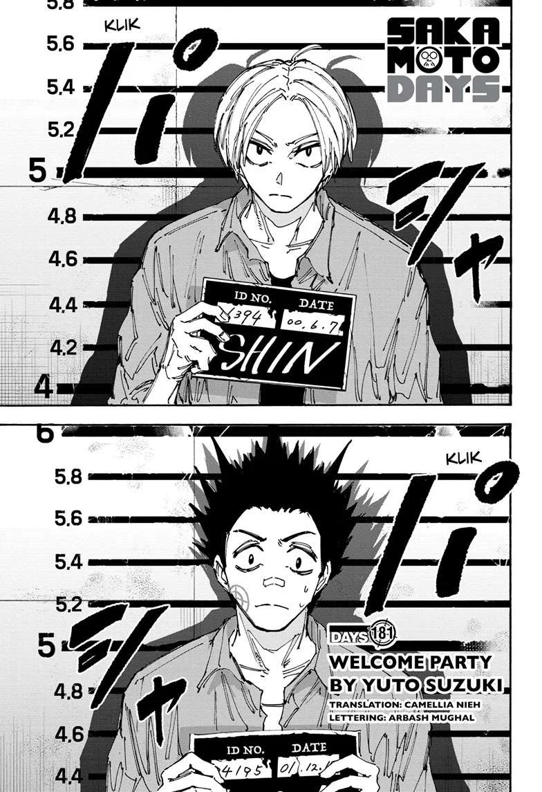 Sakamoto Days Chapter 181 – Page 1
