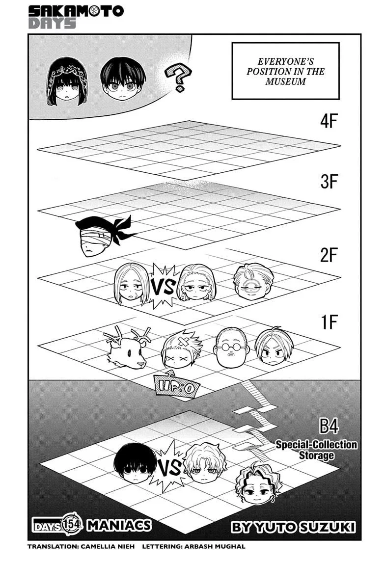 Sakamoto Days Chapter 154 – Page 1