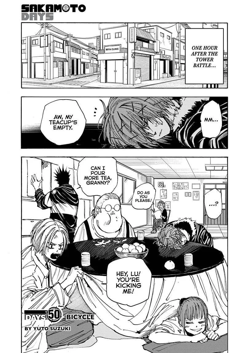 Sakamoto Days Chapter 50 – Page 1